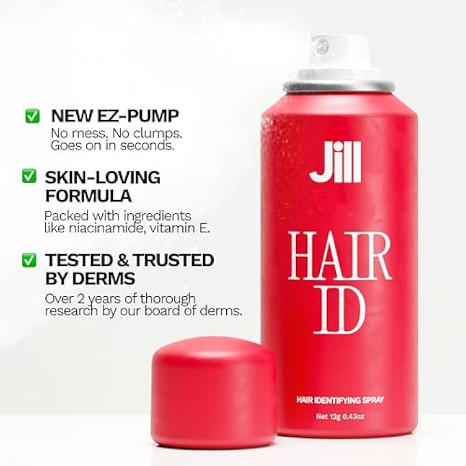 Jill HAIR IDENTIFYING SPRAY  DERMAPLANING & FACIAL HAIR PREP MIST FOR WOMEN, HIGHLIGHTS PEACH FUZZ & FINE HAIRS FOR PRECISE SHAVING & EXFOLIATION, 2 FL OZ - Image 3